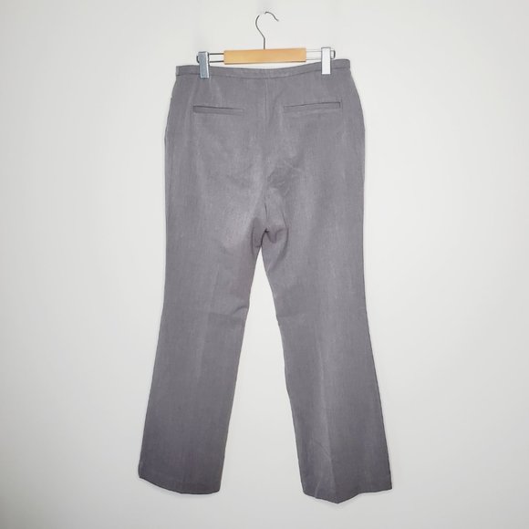 Chico's Pants Retro Wide Leg Work Career Casual Trousers Classic Grey M - Picture 4 of 13